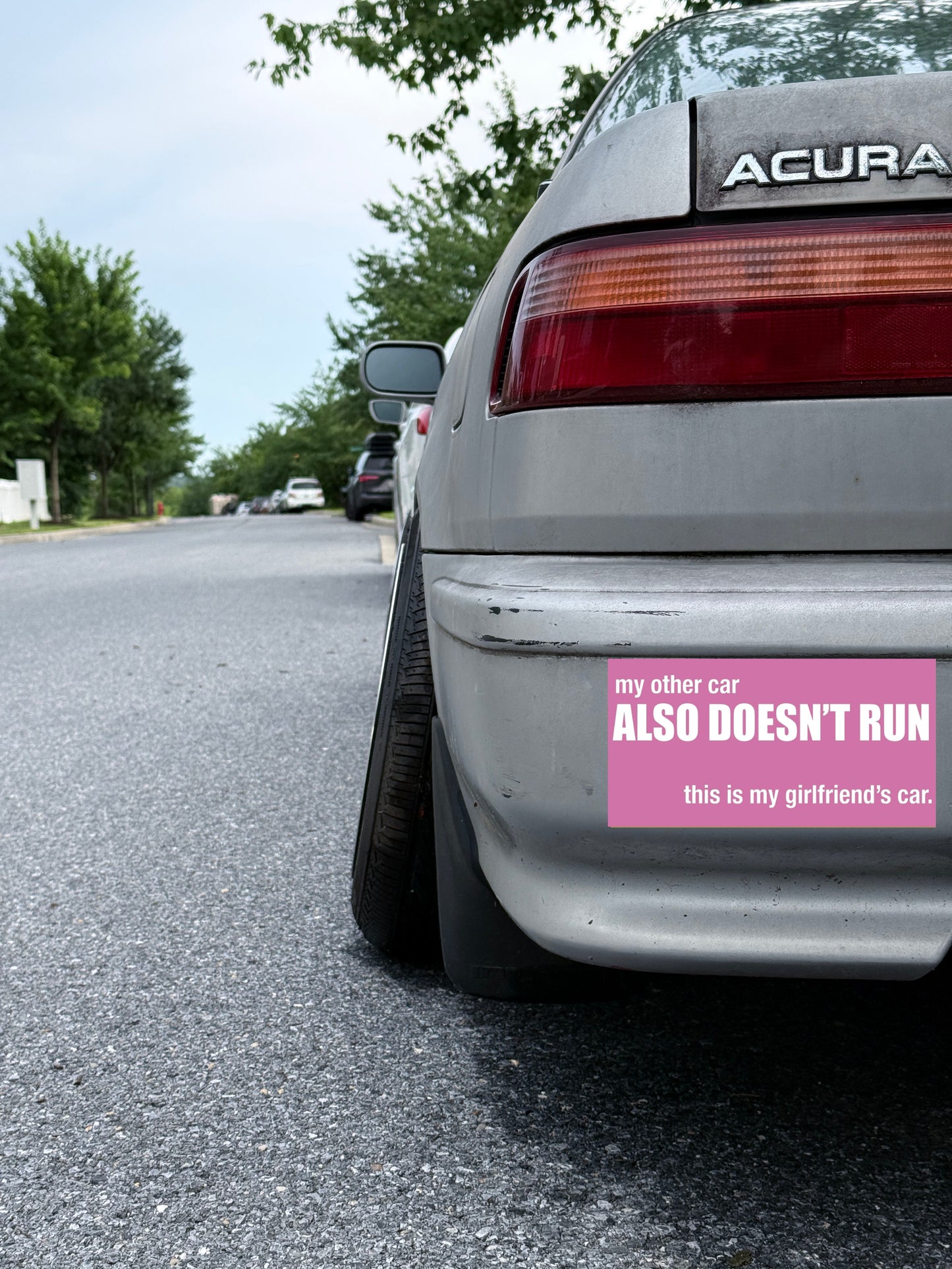 This is my GF's Car Bumper Slap