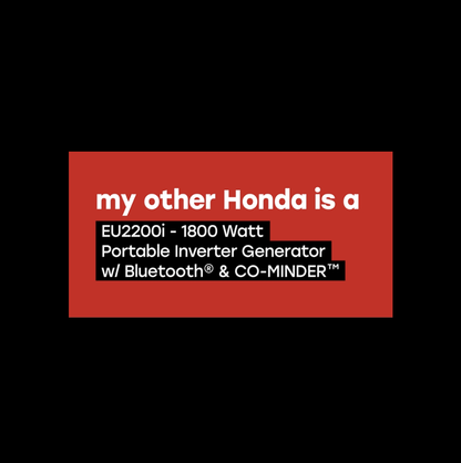 My Other H*nda Bumper Slap